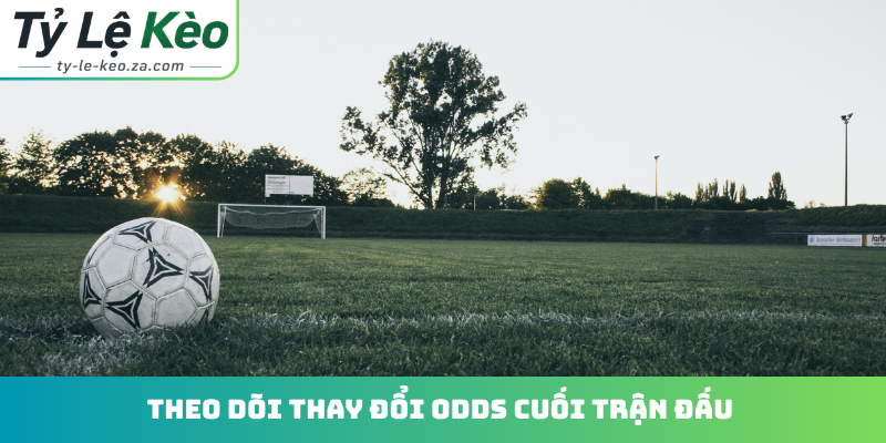 Theo dõi thay đổi odds cuối trận đấu