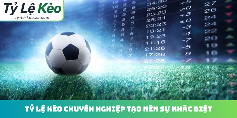 Tỷ lệ kèo chuyên nghiệp tạo nên sự khác biệt